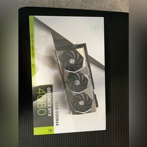 RTX nvidia 4080 (SUPRIM X) 16gb graphic card